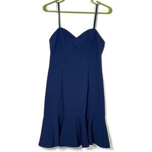 Trina Turk Lorelie Dress In Indigo Size 2 EUC